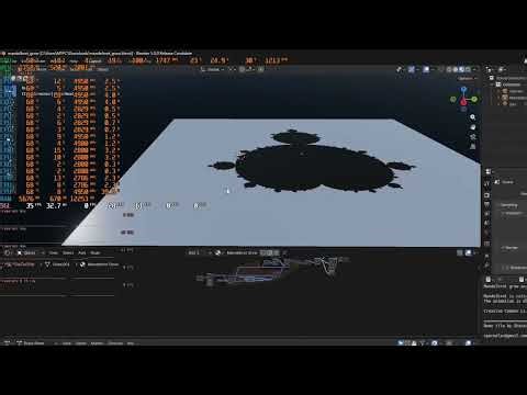 NVIDIA RTX 5060 Blender Animation Mandelbrot Grow by Shahzod Boyhonov
