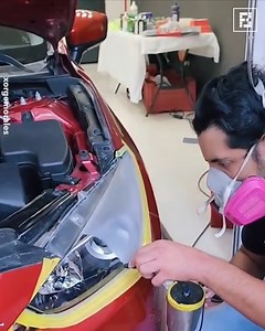 Satisfying Headlight Cleaning!! | Fossbytes
