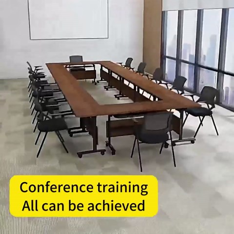 Amazon.com: HDXZTQ Conference Room Table,Folding Meeting Tables,Large Mobile Training Table with Silent Wheels,Flip Top Portable Seminar Tables for Offices,Classrooms,Training Room,Easy Assembly (4pack 70.8in) : Home & Kitchen