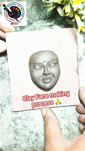 Clay Face Making Process | Step by Step Clay Art Tutorial | Satisfying Art
