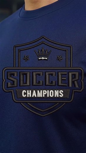 You found the cleanest soccer logo on Earth. #shorts #soccershorts #gameday