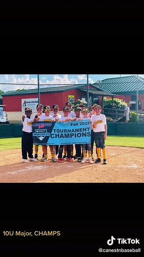 10U Canes 1st tournament of the season, undefeated CHAMPIONS #usssa #major #canes #canesfam #baseball #champs #caneup