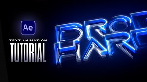 在 After Effects 中创建高级文本和徽标动画 |完整教程 |没有插件