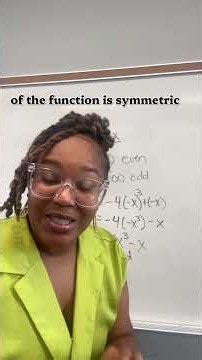 Is this an even or an odd function? Or neither?