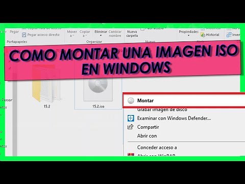 COMO MONTAR UNA IMAGEN ISO EN WINDOWS 10, 11. (SOLUCIÓN SI NO TE DA OPCIÓN DE MONTAR)