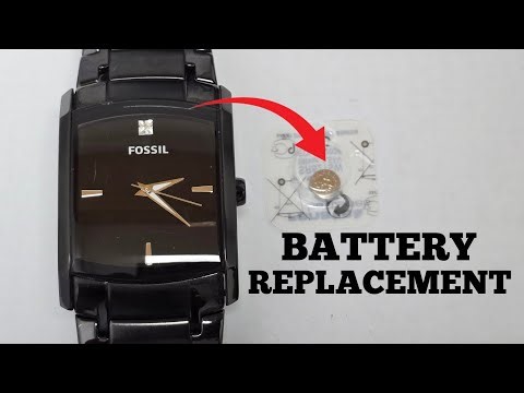 FOSSIL FS-4159 watch battery change