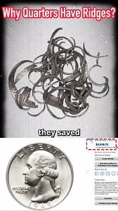 60K views · 497 reactions | Why Quarters Have Ridges？ #coin #dollar #quarter #coincollecting #treasurehunt | HeritCoin | Facebook