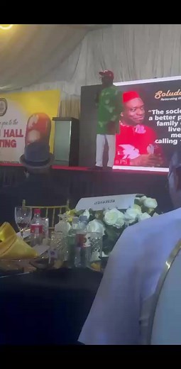 Anambra State Governor, Professor Chukwuma Charles Soludo CFR, presents his scorecard to Ndi Anambra living in Abuja.u | Idemili South LGA, Anambra State.