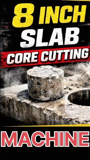 RCC Slab core cutting #viral #diy #corecutting #machine #shorts #rccslab #rccstructure #slab #cutter