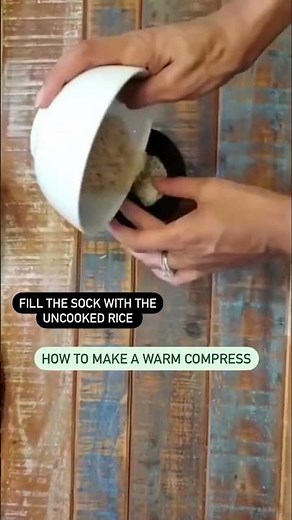 How to make an at-home warm compress