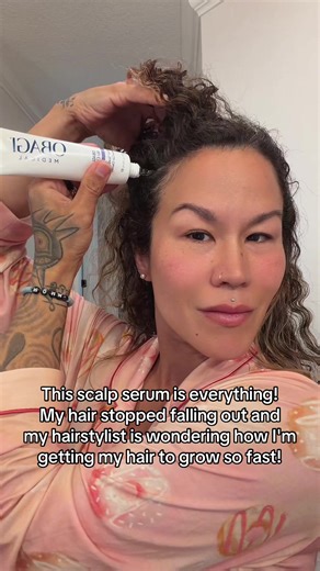 This healthy scalp serum is everything you need after baby to prevent postpartum hair loss! Like wow!!! This stuff works for dry, thinning, breaking hair. Thanks Obaji!