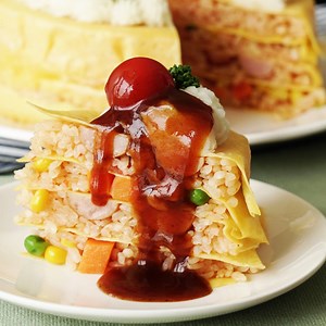 2.1M views · 12K shares | Japanese Omurice Cake Make it: https://taste.md/2biiCXY | Tastemade | Facebook