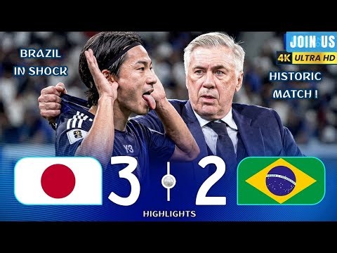 🇯🇵 Japan vs Brazil 3-2 Highlights & All Goals | Incredible Comeback Victory | Football Match 2026