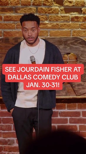 @jourdainfisher is coming to Dallas Comedy Club Jan. 30-31! You’ve seen him on Comedy Central, The Tonight Show with Jimmy Fallon & more! Don’t miss Jourdain Fisher LIVE in Dallas next weekend. Get your tickets now! 🎟link in bio 🗓️Jan. 30-31 📍Dallas Comedy Club