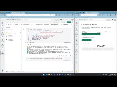 Automate your migration to Microsoft Fabric capacities