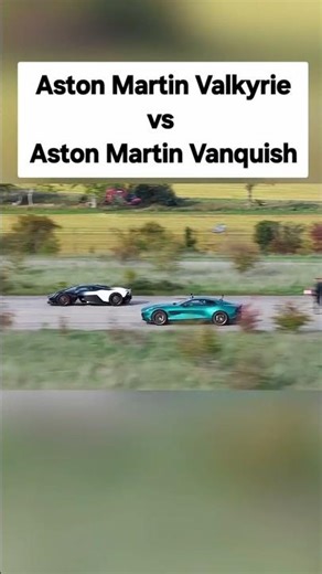 Aston Martin Valkyrie vs Vanquish – Hypercar vs Supercar! 🚀🏁