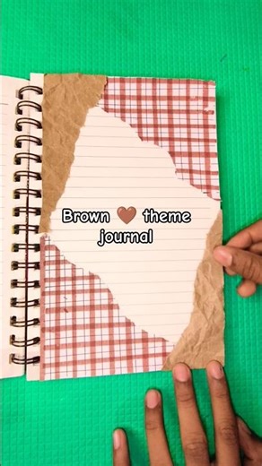 brown 🟤 theme journal from blinkit bag | #craft #journal #art #ideas #creative