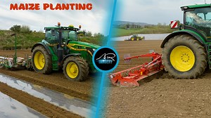 Planting maize just below the home farm Montgomery Contracts out with the John Deere UK 6250R on the KUHN 5m power harrow, following behind is the new John Deere 6R155 on the Samco Agricultural Manufacture LTD 6 row maize planter. Maize has really taken off this season in Northern Ireland with Montgomery's sowing over 600 acres #arimagery #farming #agriculture #johndeere #maize HD Link - https://youtu.be/_IF6IIo87v8 Don't forget to check out the channels Facebook - https://www.facebook.com/arima
