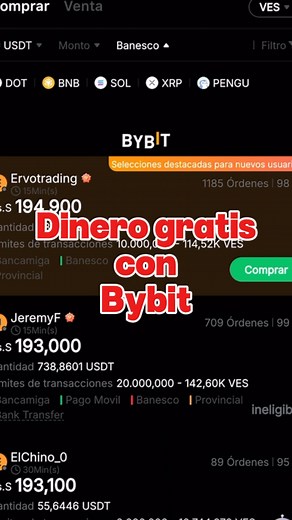 Marcelo Restrepo | Economía y Finanzas on Instagram: "Bybit, el segundo exchange más grande del mundo está ofreciendo promociones especiales y regalos a los usuarios que se registren y utilicen su p2p. #economia #finanzas #finanzaspersonales #venezuela #exchange #binance #bybit #usdt #p2p #promociones #fyp #bitcoin @bybit_latam"