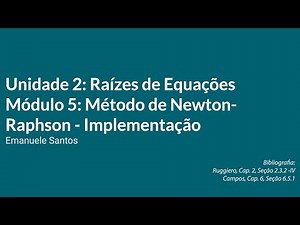 Implementação do Método de Newton-Raphson