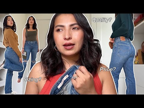 Reviewing Levi's Low Pro Straight Leg Jeans