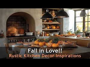 Fall Decorating Ideas For Rustic Kitchen: Embrace Autumn Vibes!!