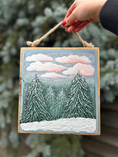 Forest Wall Art - Reclaimed Wood Sign. Rustic Forest Decor, Hand Painted Sign - Etsy