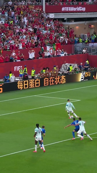 Cristiano Ronaldo scores his first-ever knockout goal in the World Cup. #FIFAWorldCupOnYT