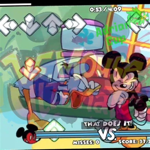 Fnf vs Mouse ultimate Vehement voice Donald duck