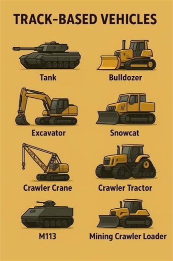 8 Most Incredible Track-Based Machines in the World 🚜🔥#shorts