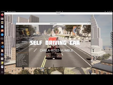 Self Driving Car with CARLA-ROS2 : Episode -1| CARLA SIMULATOR | CARLA ROS2 HUMBLE BRIDGE |AUTOPILOT