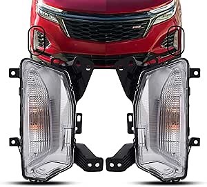 Turn Signal Light Assembly Replacement For Chevrolet Equinox 2022-2024 CAPA Certified Right/Passenger & Left/Driver Side Halogen with Bulbs, OEM: 85107676 85107675 Partlink: GM2531144 GM2530144