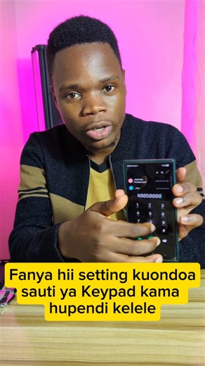 unlimited internet WiFi CCTV security camera Android tv box on Instagram: "Fanya hivi kama hutaki kelele za button ya simu yako Save and share this video Follow @santos_technologies for more tech tips"