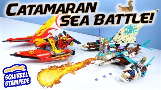 Lego Ninjago Catamaran Sea Battle Speed Build Review