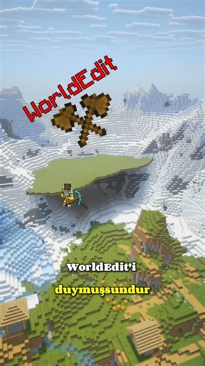 Evini WorldEdit ile Yapabilir Misin? #minecraft #minecrafttutorial #minecraftbuilding