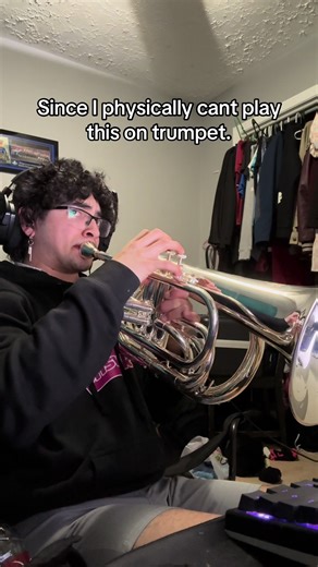 squeaking out an F LOL #band #dci #baritone #practice #music | band