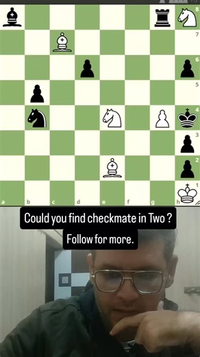 3.1K views · 11 reactions | Checkmate in 2 moves… Can YOU spot it before the answer comes? ♟️ Solve it → Comment your move → Follow for daily chess puzzles! #chess #chessreels #chesspuzzle #checkmatein2 #chesschallenge #chessindia #chesscoach #chesscommunity #fide #tacticsoftheday #learnchess #viralreels #reelitfeelit | Shiv Girotra | Facebook