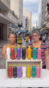 O desafio do momento acerte as cores das garrafas #brincadeira #desafio #jogos #cores | Larrika