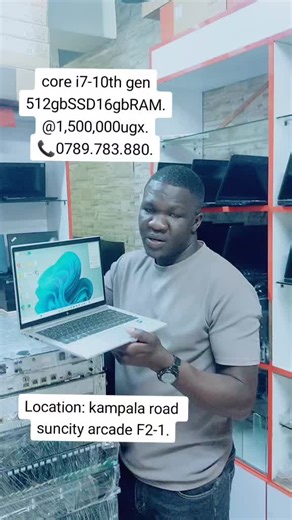 we deal in laptops computers and network devices location kampala road suncity arcade F2-1 📞 0789.783.880.