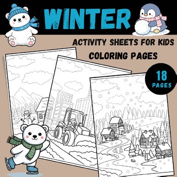 Winter Coloring Pages kindergarten: Engaging Seasonal Activity Sheets for Kids