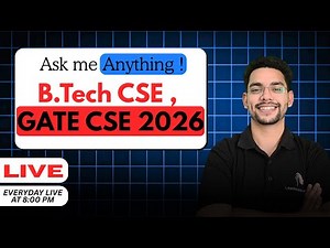 B.Tech CSE , GATECSE 2026 ?
