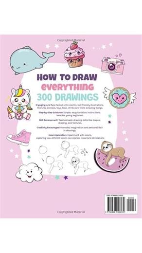 It’s a drawing book — a beginner-friendly guide that offers 300 step-by-step illustrations so you can draw cute animals, food, gifts and other fun objects. The instructions are simple and easy to follow, with clear lines and arrows showing how to build each drawing, making it especially good for kids or anyone new to drawing. https://www.amazon.ca/How-Draw-Everything-Drawings-Animals/dp/B0CNQ5X4Y1?pd_rd_w=sZiIe&content-id=amzn1.sym.71852e14-14c8-46ed-a0a7-b5439fca9604&pf_rd_p=71852e14-14c8-46ed-