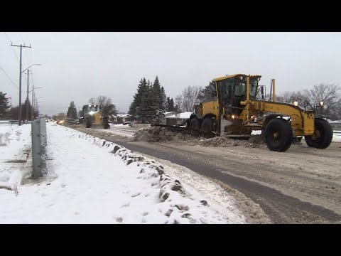 VIDEO:  Snow clearing effort underway, in response to major storm system