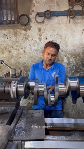 Marvellous Crankshaft Polishing skills #crankshaft #trending #polish #mechanic #viralshorts