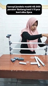 3.3K views · 1.4K reactions | window canopy made of PVC pipe #fblifestyle #pipapvc #creative #tutorial | Komar Alzahra | Facebook