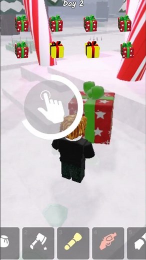 OPENING CHRISTMAS PRESENTS! 🎁 99 Nights in The Forest Roblox #shorts #99nightintheforest #christmas