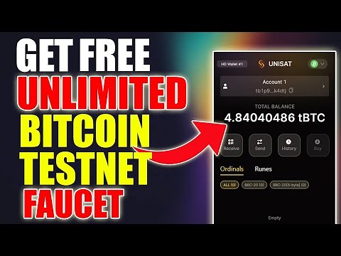 Claim Unlimited tBTC Bitcoin Testnet Faucet Free | How to Get Bitcoin Testnet Faucet Unlimited #BTC