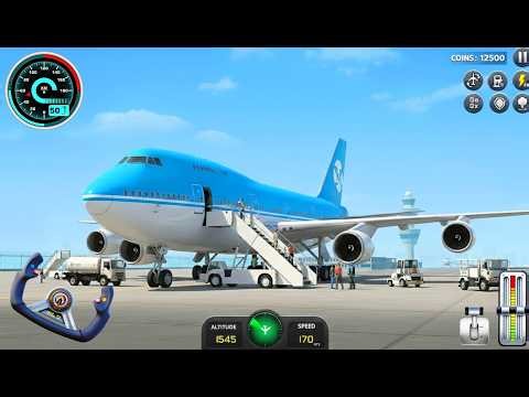 City Pilot Airplane Journey 3D - Airplane Boeing Emergency Landing - Android Gameplay