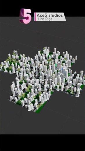 City generator Cinema 4D tutorial preview