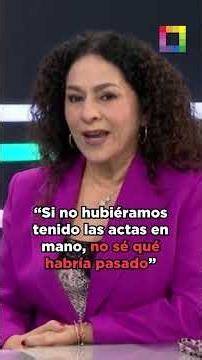 Cecilia Chacón resalta el trabajo de sus personeros en cada local de votación #BetoASaber